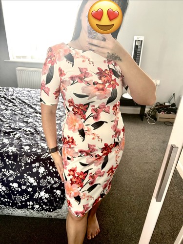 Tesco white floral - f,