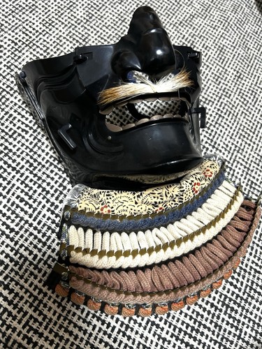 Samurai menpo mask yoroi - mask, of