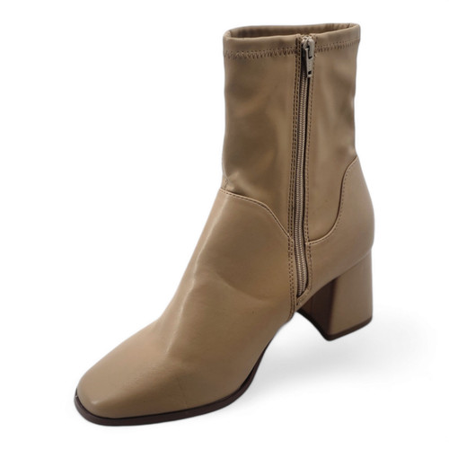 Nude vegan ankle boots - boots, –