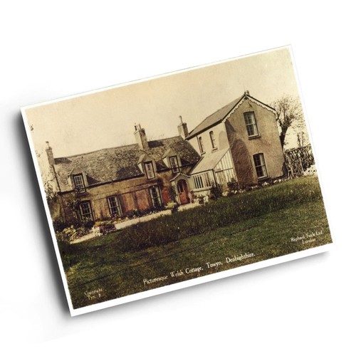 Print vintage wales - a4,