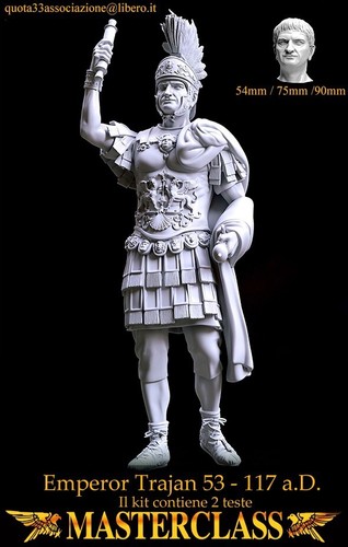 Roman emperor traianus 54mm - traianus,