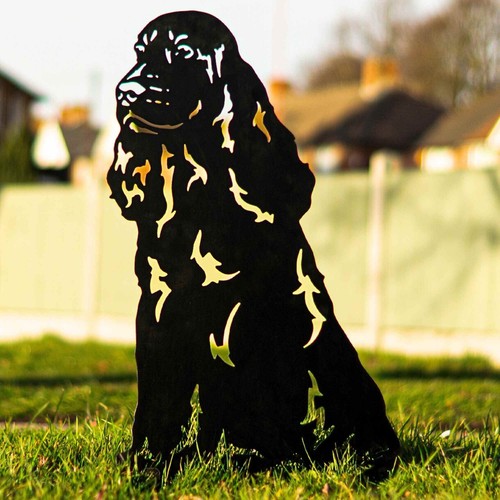 Spaniel dog garden - garden, memorial