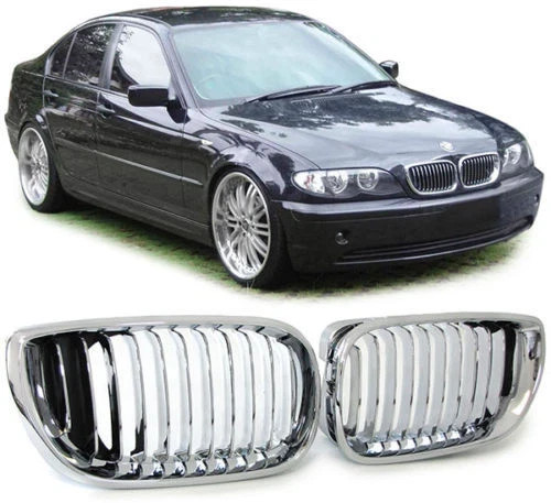 Front grille chrome bumper - front, for