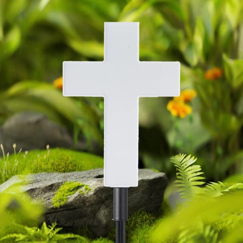 Solar lighted cross - lighted,