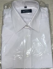 Pilot Shirt White Short Sleeve