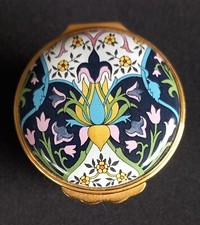 Halcyon Days Enamels Box based on a William Morris design
