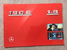 Mercedes 190E 1.8  brochure 1990/91  in VGC 