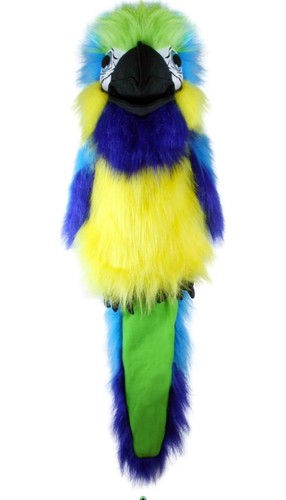 The puppet company blue - company, yellow