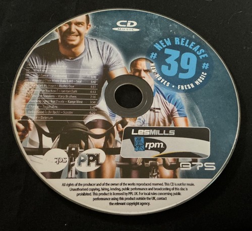 Les mills rpm dvd and - rpm, 39