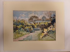 Lovely Old Watercolor Painting
