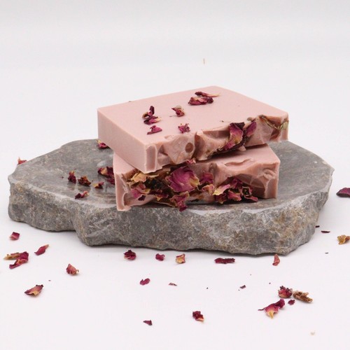 Rose vanilla handmade soap - &,