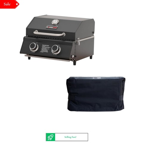 Black burner gas - black, 2-burner