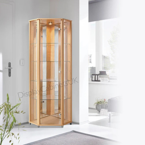 Glass corner display cabinet - corner,
