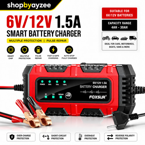 12v 5a multiple - 6v/12v, 1.5a
