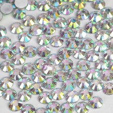 1000 Crystal Flat Back Rhinestones Face Gems Card Making Glitter Beads Embellish