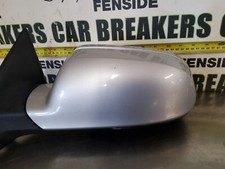 2010 AUDI A5 S LINE - PASSENGER WING MIRROR POWERFOLD  IN SILVER LX7W #XGX
