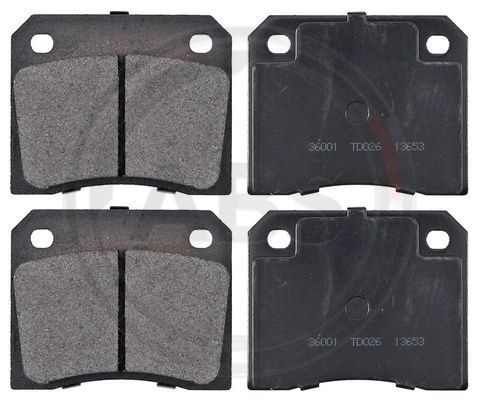 36001 brake pad set - 36001, a.b.s.