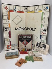 Vtg 1941-46 WW2 Era MONOPOLY