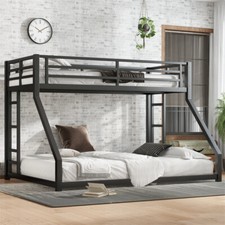 Twin XL Over Queen Metal Bunk