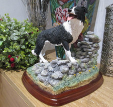 Border Fine Arts Keeping Watch The Border Collie Collection Dog Figure Ornament