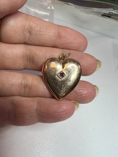 Vintage 10k Solid Gold Heart
