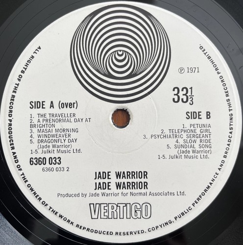 Jade warrior 1971 - warrior, uk