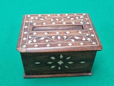 Vintage Handmade Inlaid Wooden