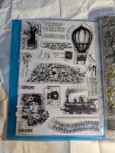 350 clear stamp - x,