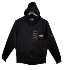 MENS THE NORTH FACE FULL ZIP BLACK HOODIE SIZE XL