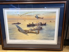 Robert Taylor Gallant Ohio 667/850 Multi-Signed WWII Malta Pedestal RAF RN Print