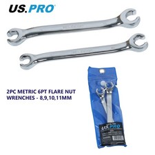 US PRO 2pc Brake Pipe Spanner