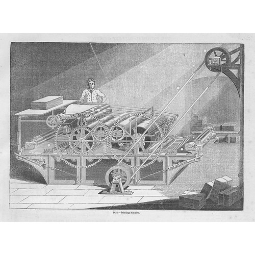 Printing machine antique - printing,
