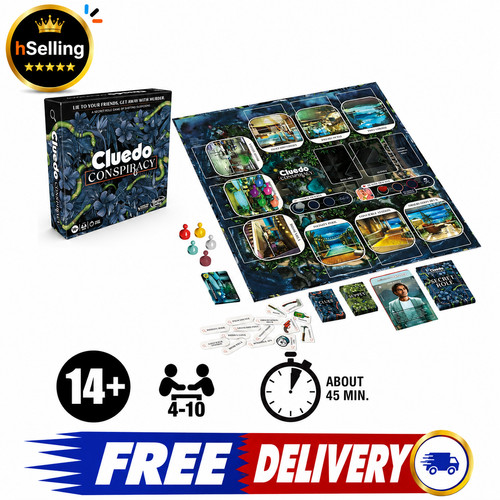 Cluedo conspiracy board - board, game