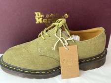 DR MARTENS 1461 GREEN NUBUCK