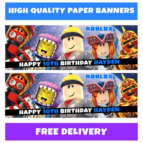 Roblox personalised birthday - roblox,