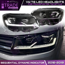 VW Transporter T6 LED Bi-xenon Headlights 2016-19 DRL Sequential Indicator
