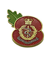 Royal Army Medical Corps Pin RAMC Flower of Remembrance Broach Clasp