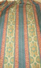 Ready Made Fully Lined Curtains, Pencil Pleat Cotton Stripe, 53" (135 cm) Drop