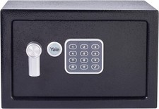 Yale Small Electronic Black Value Safe - 20 x 31 x 20cm - YSV/200/DB2