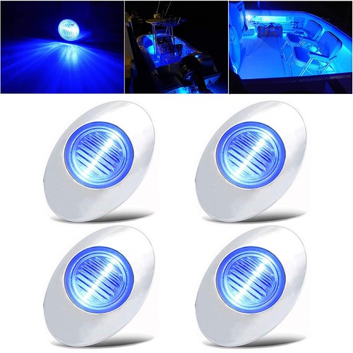 Oval marine boat led - oval, stern