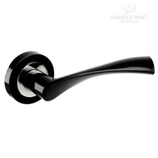 Black Chrome Door Handles with