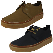 Mens Clarks Casual Crepe Sole Lace Up Shoes Clarkwood Low