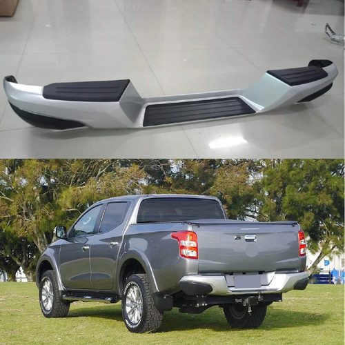 Rear bumper silver - bumper,