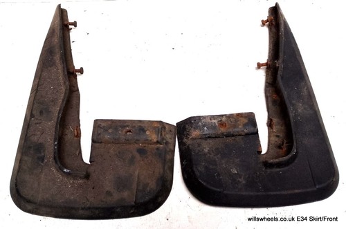 Bmw e34 pair front mudflaps - e34,