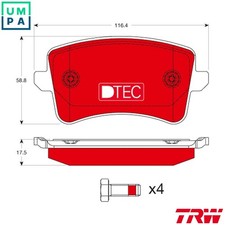 BRAKE PAD SET DISC BRAKE