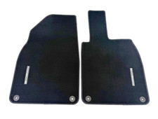 Porsche 981 Boxster Cayman Floor Mat Set Graphite Blue Textile Genuine New