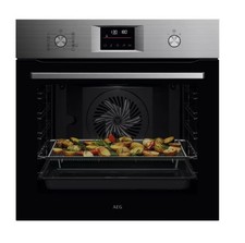 AEG 6000 Series SenseCook Electric Single Pyrolytic Self Clean Oven - OS6PB50AM