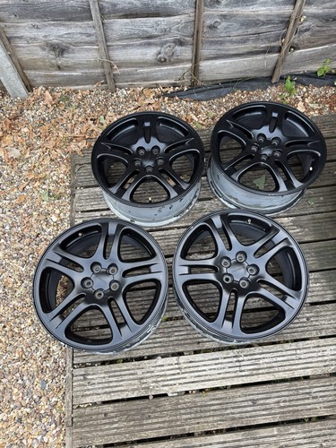 Black inch alloy wheels - inch, 5
