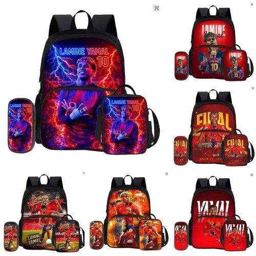 Lamine yamal school backpack - school,