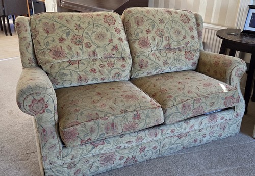 Alston gold floral - floral, bed